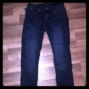 Dark rinse rock and republic skinny jeans